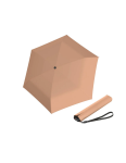 Obrázek z Knirps US.050 ultra light slim manual peach - lehký dámský skládací plochý deštník 