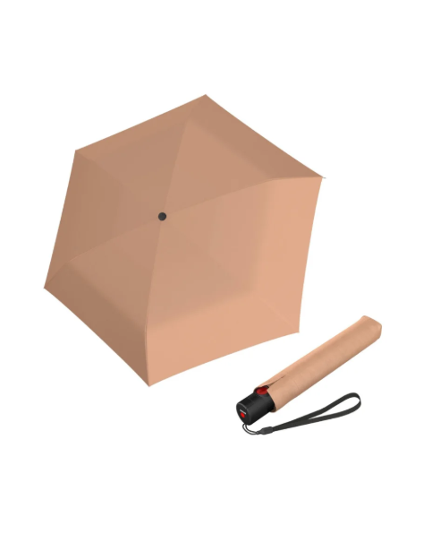 Obrázek z KNIRPS U.200 Ultra Light Duomatic peach - elegantní dámský plně automatický deštník 