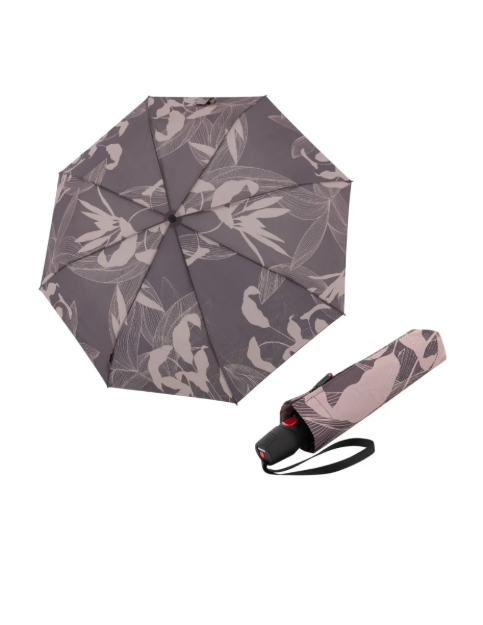 Obrázek z KNIRPS T.200 Medium Duomatic Garden Earth - elegantní plně automatický deštník 