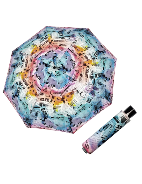Obrázek z DOPPLER Mini Fiber Good news - dámský skládací deštník 