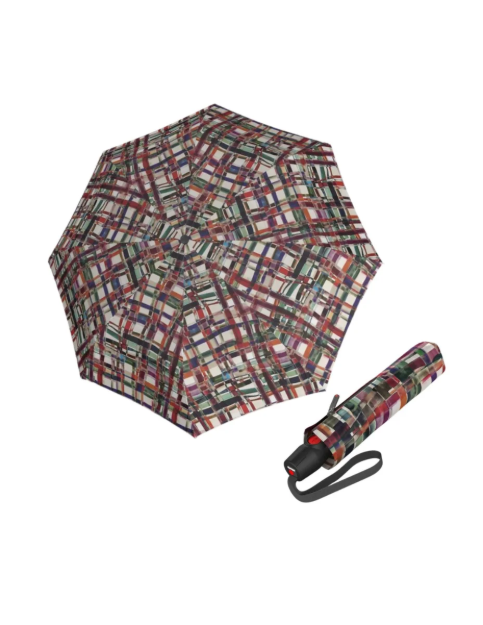 Obrázek z KNIRPS T.200 Medium Duomatic Ribbon - elegantní plně automatický deštník 