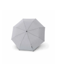 Obrázek z Knirps Chrome Matt Manual Melange Grey - elegantní skládací deštník šedá 