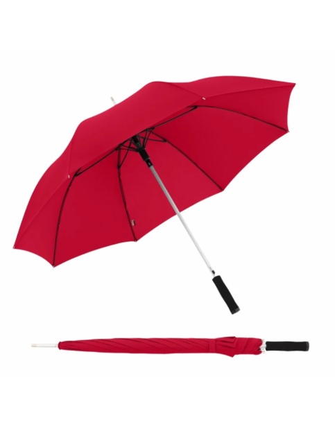 Obrázek z DOPPLER Golf Alu černý - partnerský holový deštník červená 