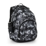 Obrázek z Bagmaster LINCOLN 26 A studentský batoh – černo-bílý Vícebarevná 40 l 