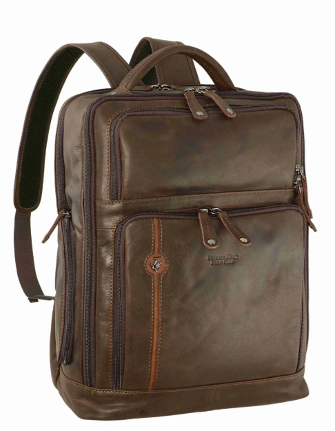 Obrázek z Batoh kožený BHPC Explore BH-385-25 hnědá 18 L 