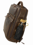 Obrázek z Batoh kožený BHPC Explore BH-385-25 hnědá 18 L 