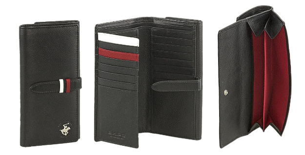 Obrázek z Peněženka dámská BHPC Loop Long BH-1350-01 černá 