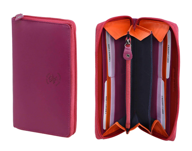 Obrázek z Dámská peněženka BHPC Colorfull zip BH-2965-30 růžová 