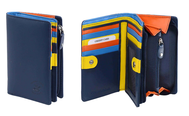 Obrázek z Dámská peněženka BHPC Colorfull combi BH-2968-05 modrá 