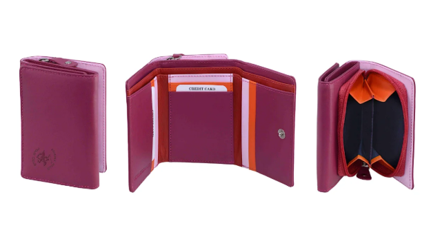 Obrázek z Dámská peněženka BHPC Colorfull combi S BH-2970-30 růžová 