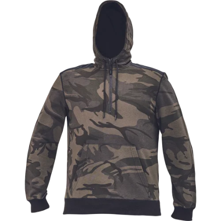 Obrázek CERVA CRAMBE mikina s kapucí camouflage