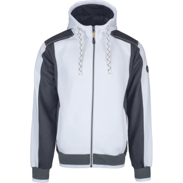 Obrázek z CERVA DAYBORO mikina s kapucí bílá 