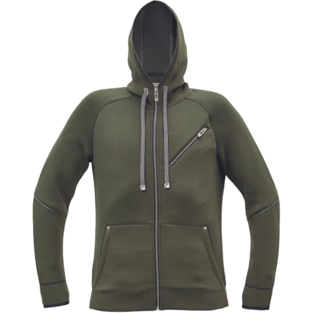 Obrázek z CERVA NEURUM mikina s kapucí tm.olivová 