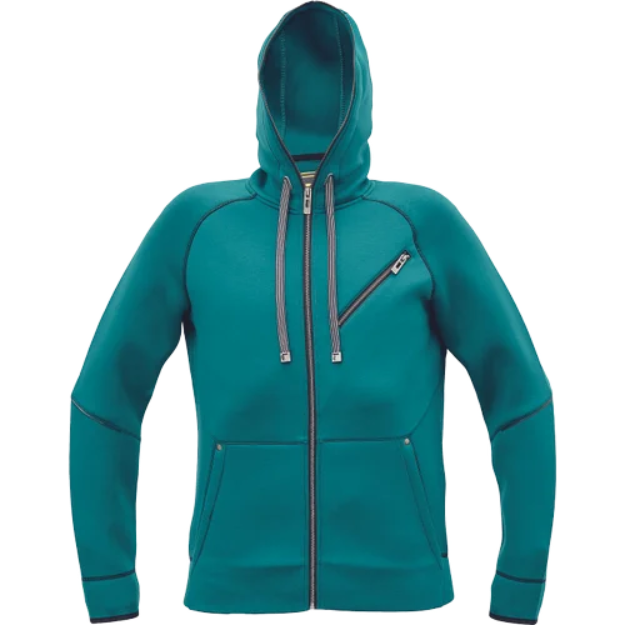 Obrázek z CERVA NEURUM mikina s kapucí petrolejová 