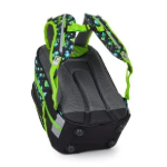 Obrázek z Bagmaster ALFA 26 B školní tříkomorový batoh – kostičkový svět Vícebarevná 23 l 