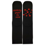 Obrázek z LONKA Ponožky pro zamilované DARLING černé se srdíčky design 2 (3 páry) 