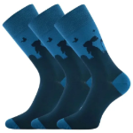 Obrázek z LONKA Ponožky obrázkové DEASTER s velikonočním motivem ZAJÍČKA (3 páry) 