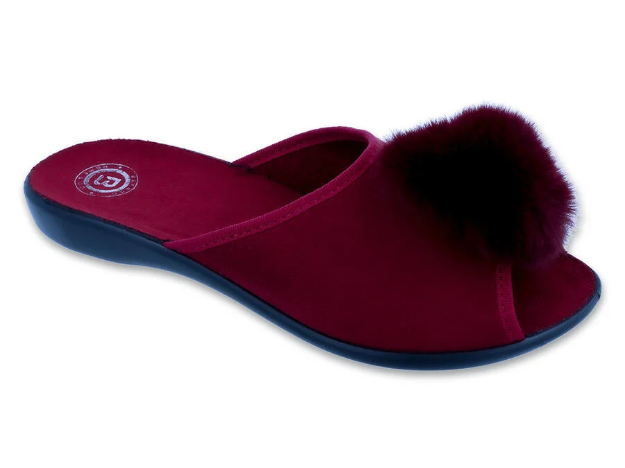 Obrázek z BEFADO 255D012 HOME GO pantofle VIKI bordó 