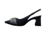 Obrázek z Piccadilly 764020-2 Dámské sandály na podpatku černé 