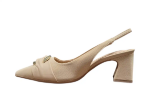 Obrázek z Piccadilly 764020-1 Dámské sandály na podpatku béžové 