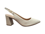 Obrázek z Piccadilly 745145-77 Dámské sandály na podpatku béžové 