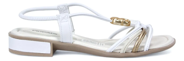 Obrázek z Piccadilly 590075-5 Dámské sandály bílé 