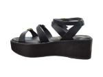 Obrázek z Piccadilly 485002-9 Dámské sandály na klínku černé 