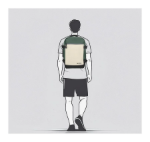 Obrázek z Enrico Benetti Bergen 56010 Black-beige 20 L 