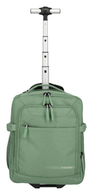 Obrázek z Travelite Kick Off Trolley Backpack Sage Green 24/28 L 
