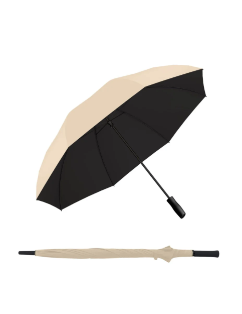 Obrázek z DOPPLER Zero XXL Ultra Sun Macadamia beige - partnerský holový deštník béžová 
