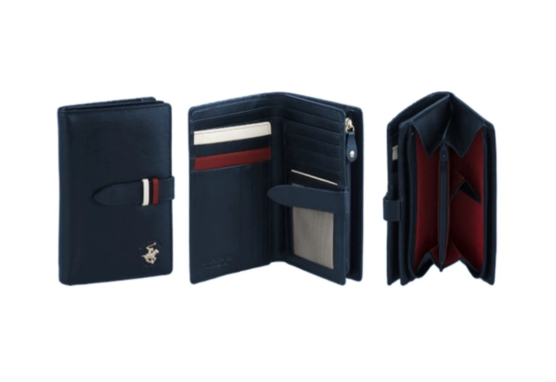 Obrázek z Peněženka dámská BHPC Loop combi BH-1353-05 modrá 