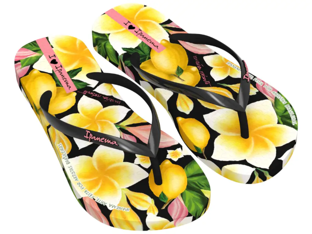 Obrázek z Ipanema Arte 27357-BO063 Dámské žabky černo / žluté 