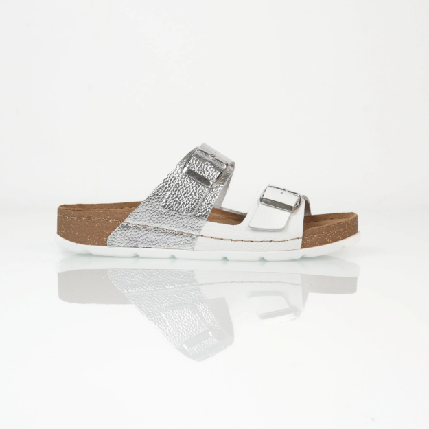 Obrázek z Batz Mallorca white Dámské zdravotní pantofle 