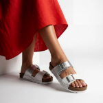 Obrázek z Batz Mallorca white Dámské zdravotní pantofle 