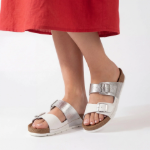 Obrázek z Batz Mallorca white Dámské zdravotní pantofle 