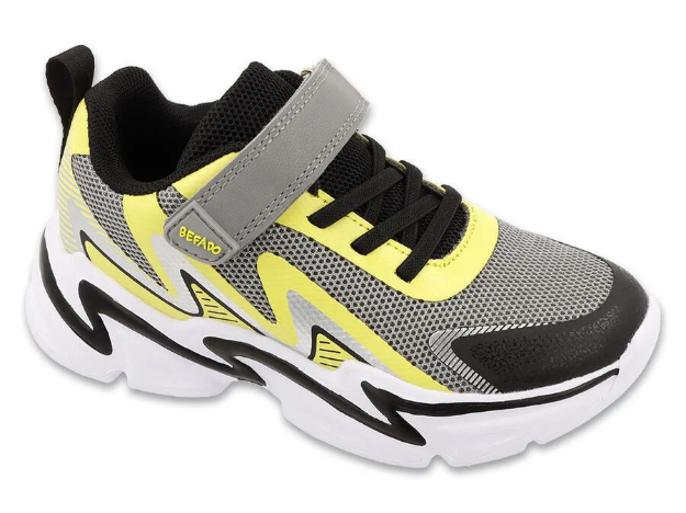 Obrázek z BEFADO 516X464 tenisky SPORT POWER šedo žluté 