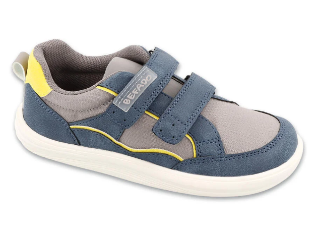 Obrázek z BEFADO 004Y012 tenisky BAREFOOT STRAPI šedo modré 