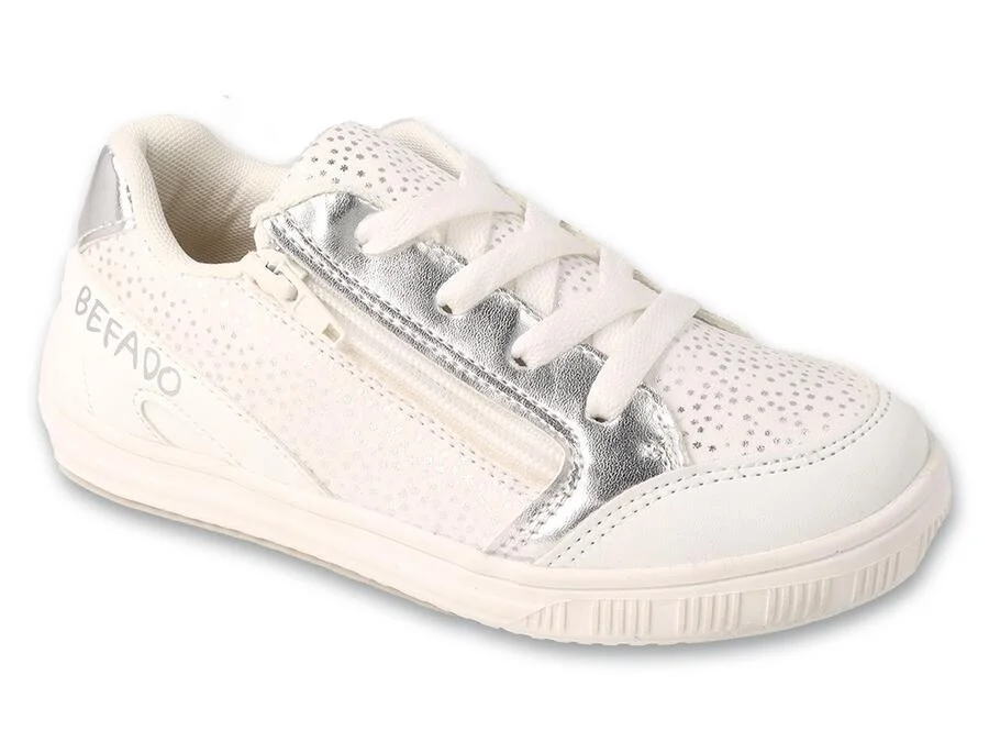 BEFADO 514X019 tenisky SPORT ZIPP stříbrné 30 514XY019_30