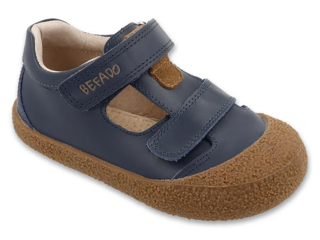 Obrázek z BEFADO 005X004 botičky BAREFOOT SANDI tm. modrá 