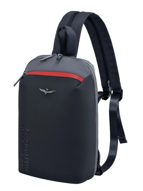 Obrázek z Batoh mono Aeronautica Militare Helix AM-483-13 černá 5 L 