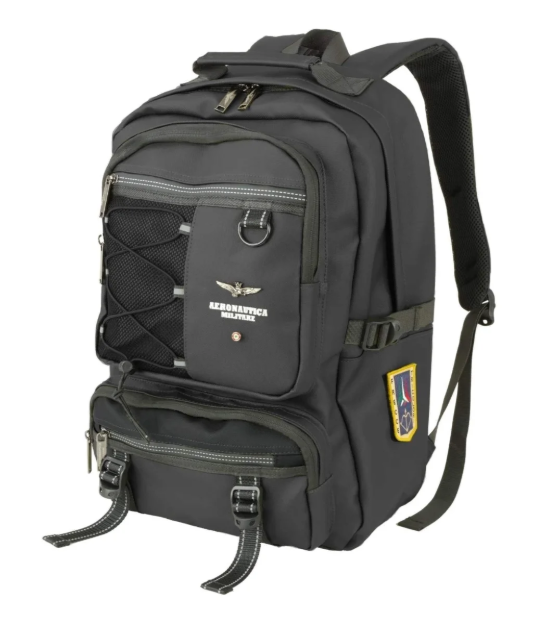 Obrázek z Batoh Aeronautica Militare Patch AM-580-01 černá 22 L 