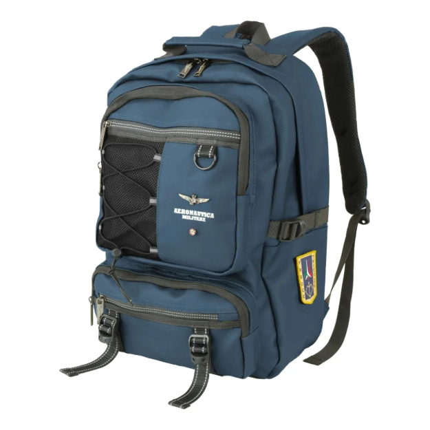 Obrázek z Batoh Aeronautica Militare Patch AM-580-05 modrá 22 L 