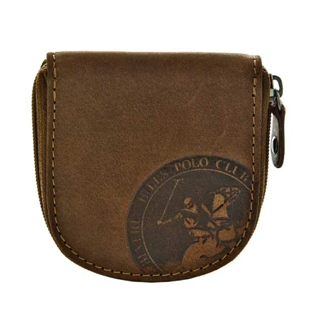 Obrázek z Peněženka na mince BHPC Circle BH-1199-65 tabáková 