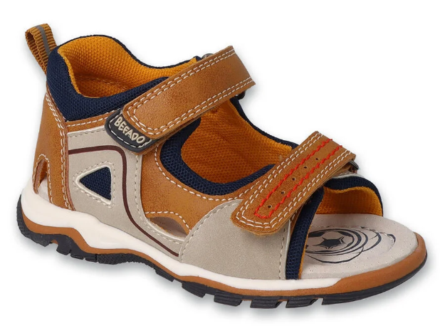 Obrázek z BEFADO 170P099 chlapecké sandálky SHAPE béžové 