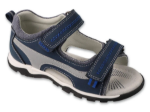 Obrázek z BEFADO 170X112 chlapecké sandálky DENIM modré 