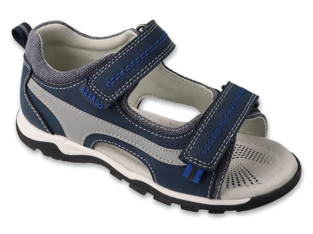 Obrázek z BEFADO 170X112 chlapecké sandálky DENIM modré 