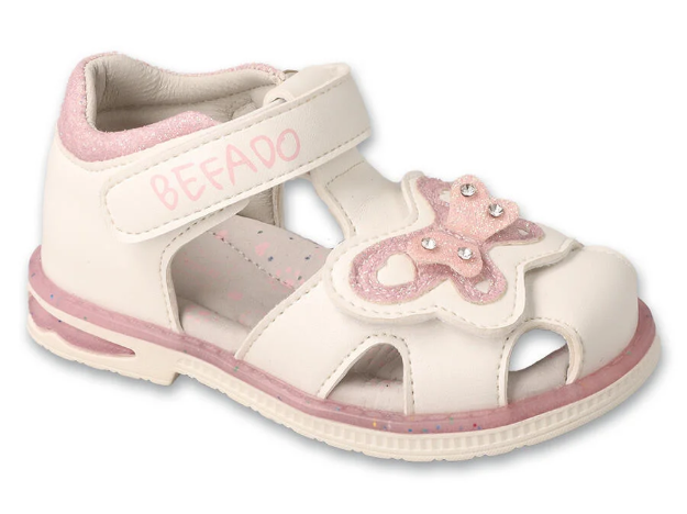 Obrázek z BEFADO 170P117 dívčí sandálky WINGY motýlek 