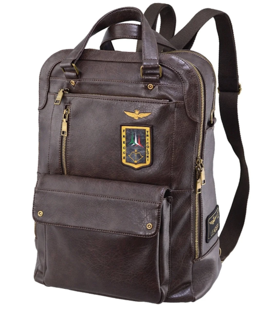 Obrázek z Batoh Aeronautica Militare Pilot L AM-476-25 hnědá 20 L 