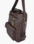 Obrázek z Batoh Aeronautica Militare Pilot L AM-476-25 hnědá 20 L 