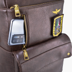 Obrázek z Batoh Aeronautica Militare Pilot L AM-476-25 hnědá 20 L 